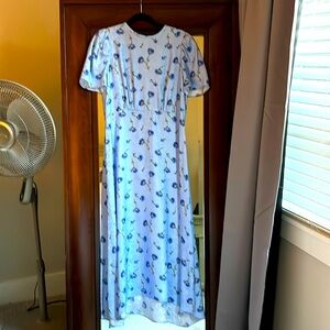 LK Bennett UK size 12 USA size 8 silk dress